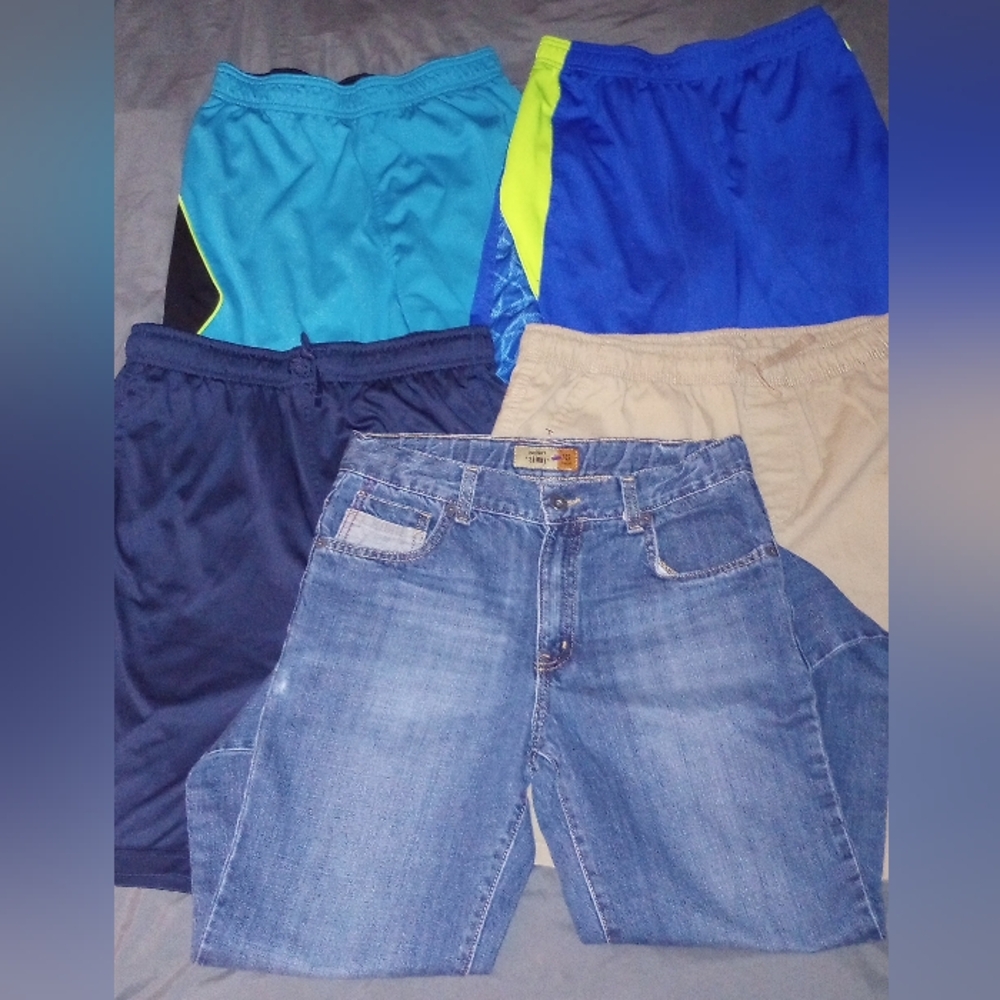 Kids Gym Cargo Shorts Old Navy Jeans XL 16 Back to School
